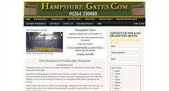 Desktop Screenshot of hampshiregates.com